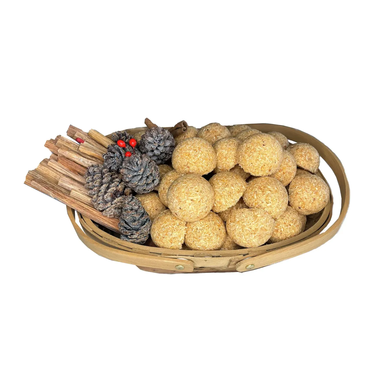 Plow & Hearth Fire Starters & Fatwood>Fire Starter Gift Set in Picnic Basket