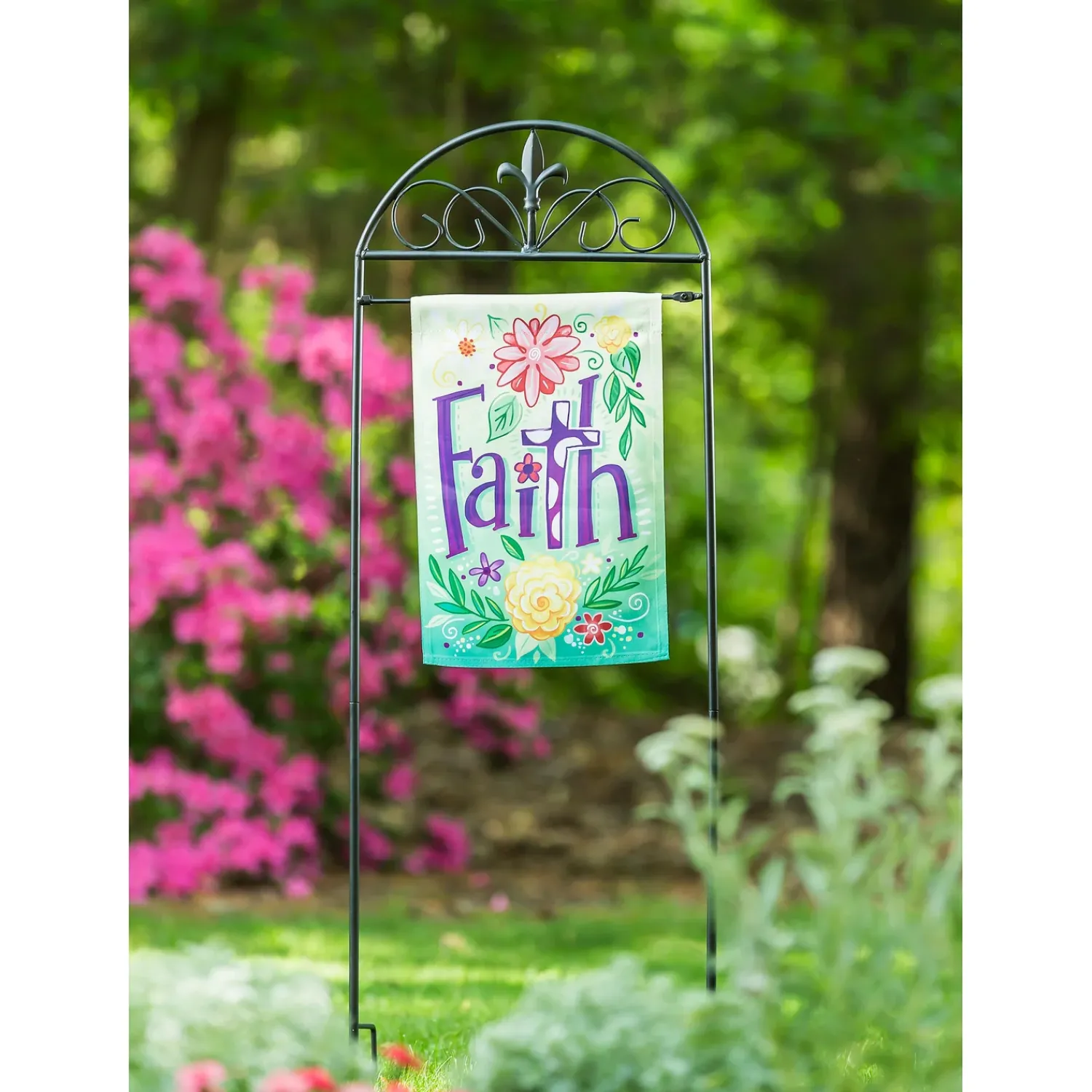 Plow & Hearth Flag Accessories>Fleur de Lis Garden Flag Arbor Stand