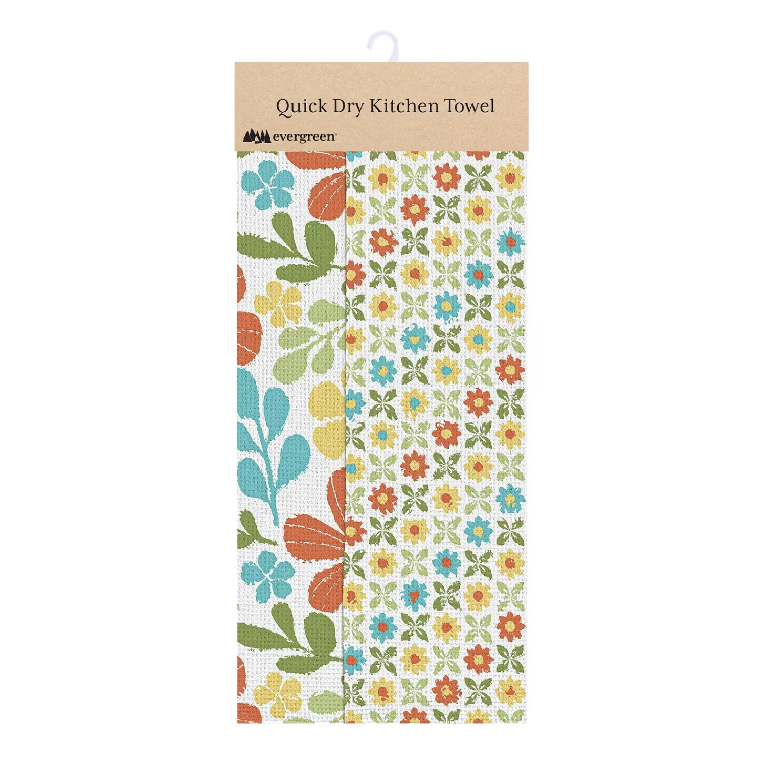 Plow & Hearth Kitchen Linens>Floral Mod Quick Dry Kitchen Towel, 18" x 30"