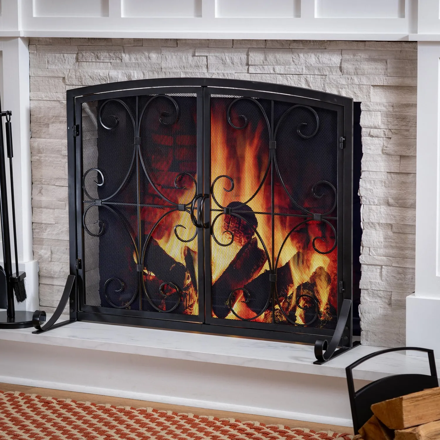 Plow & Hearth Fireplace Screens With Doors>Florence Fireplace Screen