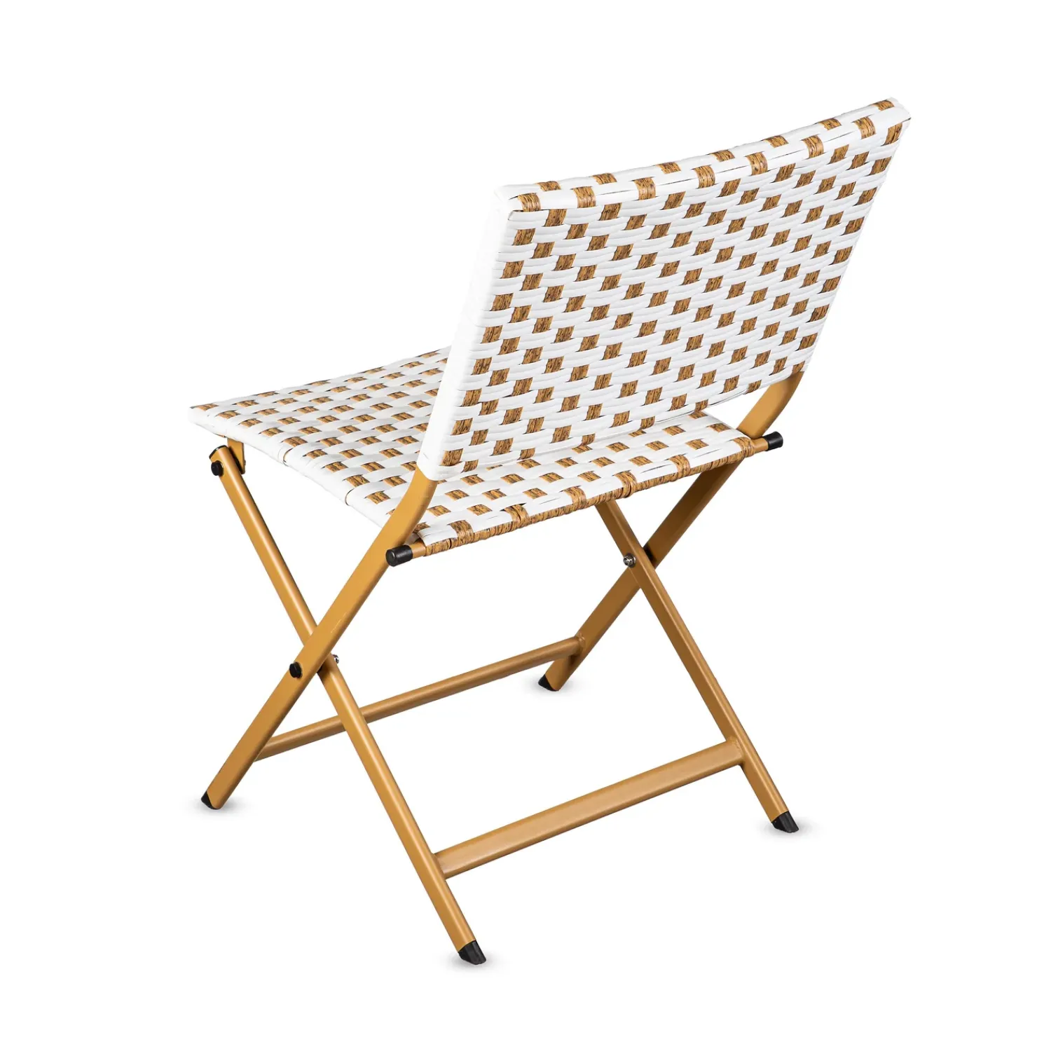 Plow & Hearth Outdoor Dining Sets>Folding Wicker 3-Piece Bistro Set Natural