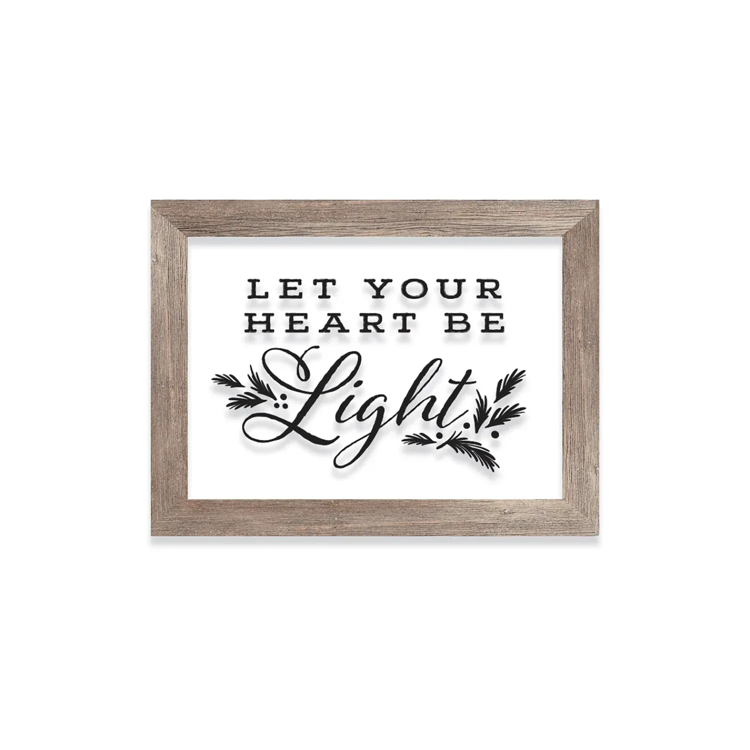 Plow & Hearth Wall Art>Framed Christmas Wishes Holiday Accents, Set of 3