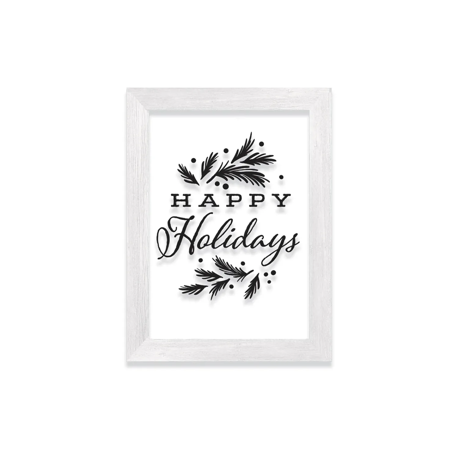 Plow & Hearth Wall Art>Framed Christmas Wishes Holiday Accents, Set of 3