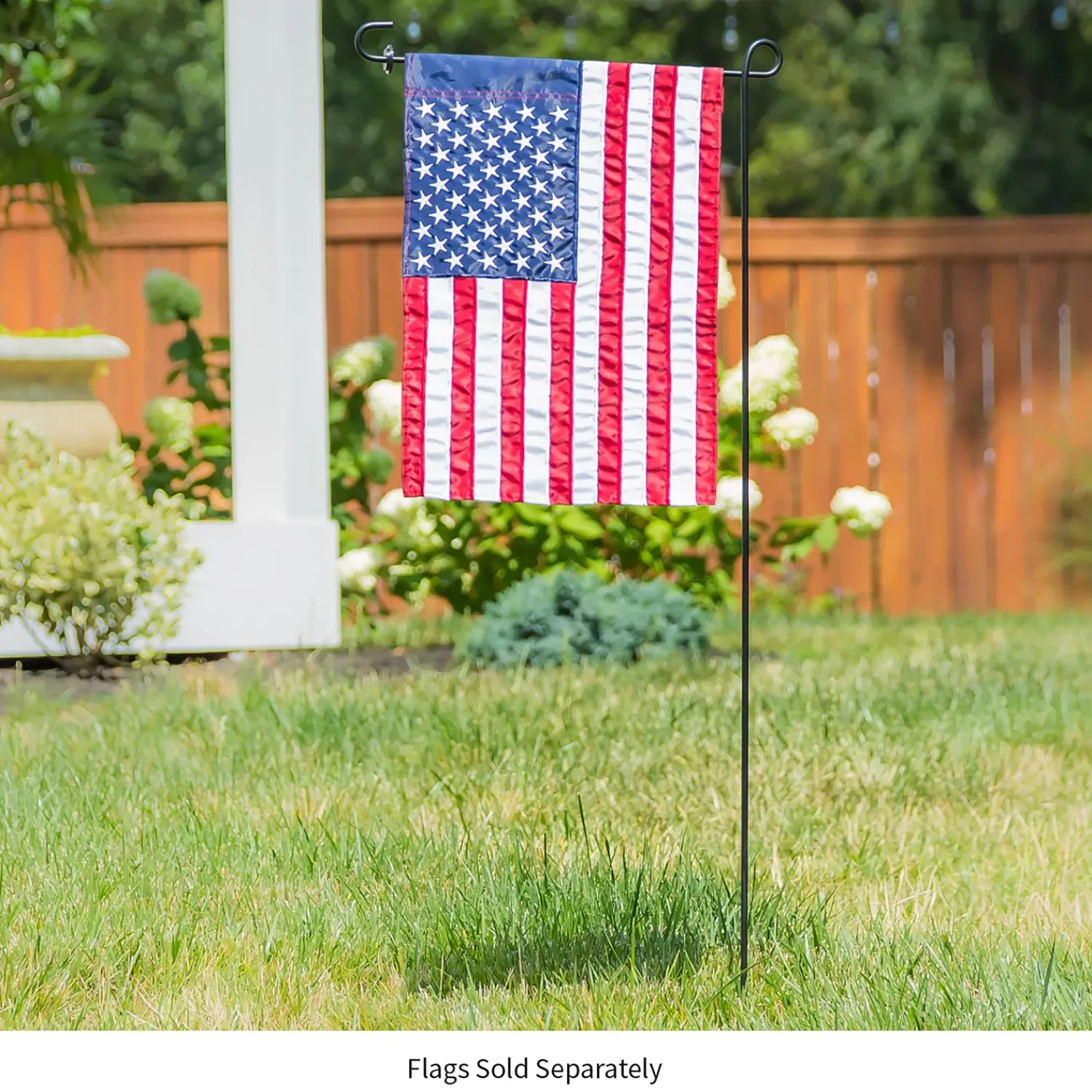 Plow & Hearth Flag Accessories>Garden Flag Stand, Black