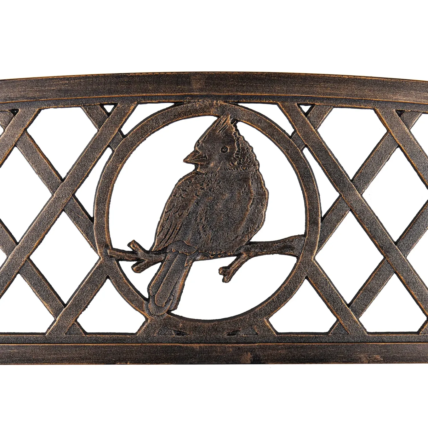 Plow & Hearth Outdoor Benches>Garden Metal Bench, Cardinal