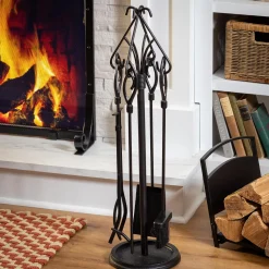 Plow & Hearth Fireplace Tool Sets>Gothic 5 Piece Tool Set