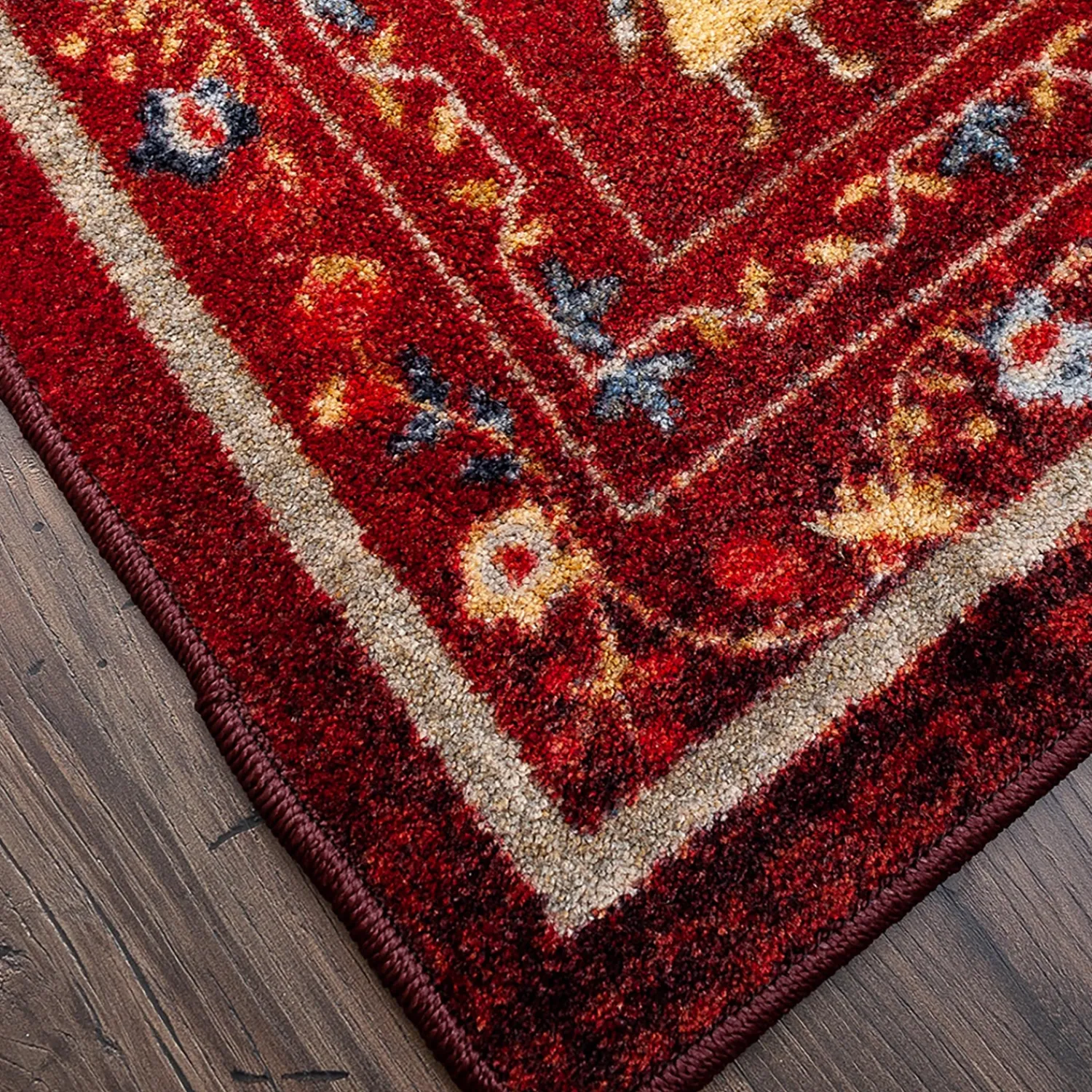 Plow & Hearth Area Rugs>Grafton EnduraStran Folk Art Rug, 2'8" x 3'10"