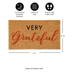 Plow & Hearth Coir Mats>Grateful Coir Mat