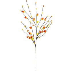 Plow & Hearth Decorative Accents|Faux Flowers & Plants>Halloween Candy Corn Artificial Branch