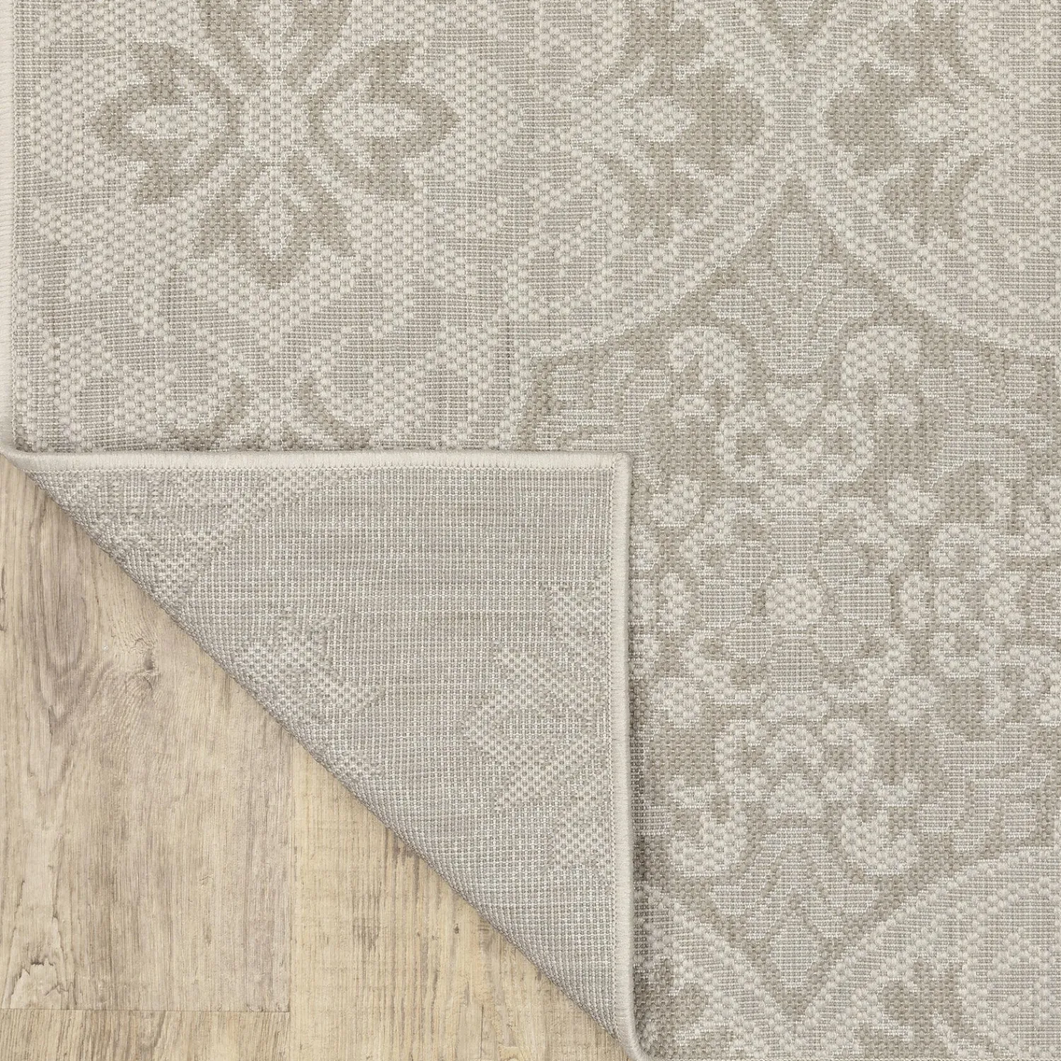 Plow & Hearth Area Rugs>Hamilton Vintage Indoor/Outdoor Rug, 3'3" x 5' Ivory