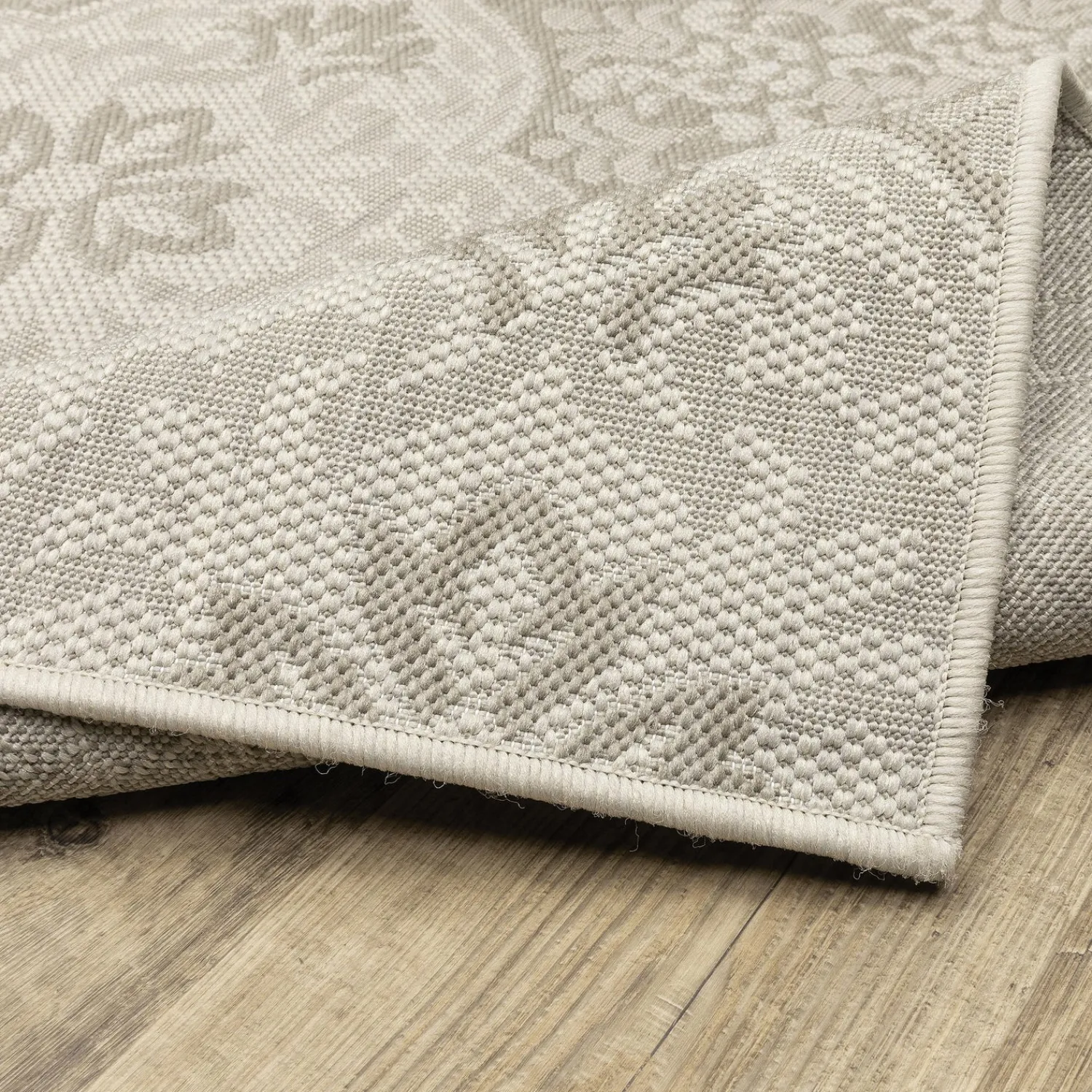 Plow & Hearth Area Rugs>Hamilton Vintage Indoor/Outdoor Rug, 3'3" x 5' Ivory