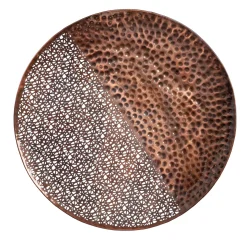 Plow & Hearth Wall Art>Hammered Metal Wall Decor, Round, Set of 4