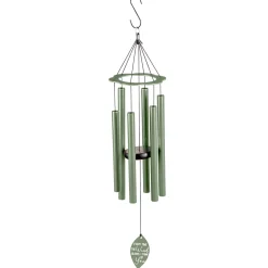Plow & Hearth Wind Chimes & Mobiles|Memorial & Garden Plaques>Hand Tuned Memorial "Every Time The Wind Blows I Think Of You" Wind Chime