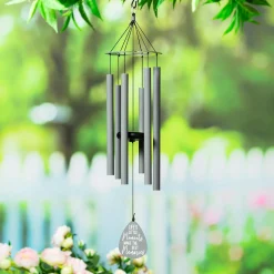 Plow & Hearth Wind Chimes & Mobiles|Memorial & Garden Plaques>Hand Tuned Memorial "Life's Little Moments" Wind Chime