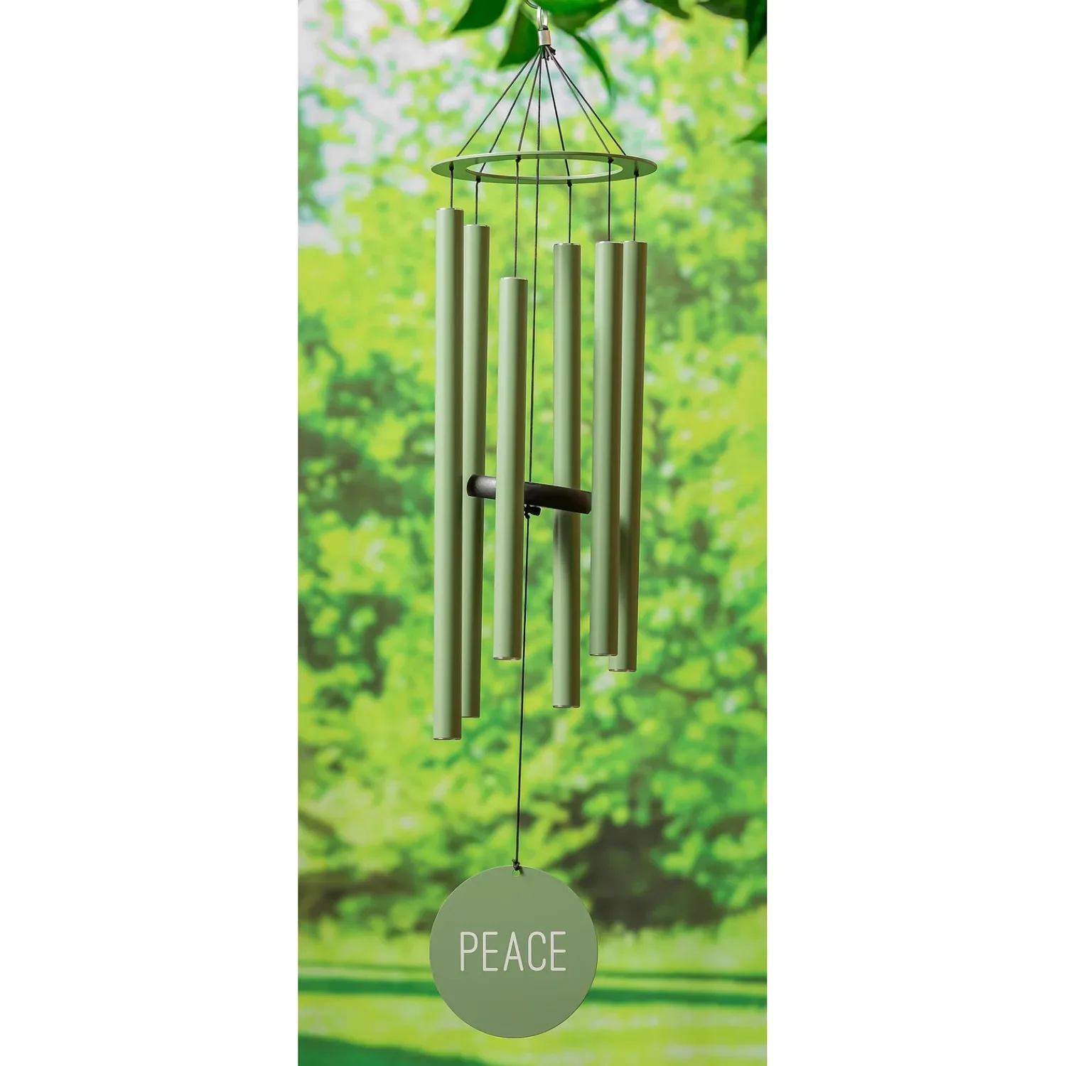 Plow & Hearth Wind Chimes & Mobiles>Hand Tuned “Peace” Wind Chime