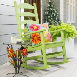 Plow & Hearth Outdoor Side Tables|Accent Tables>Handcrafted Metal Daisy Side Table