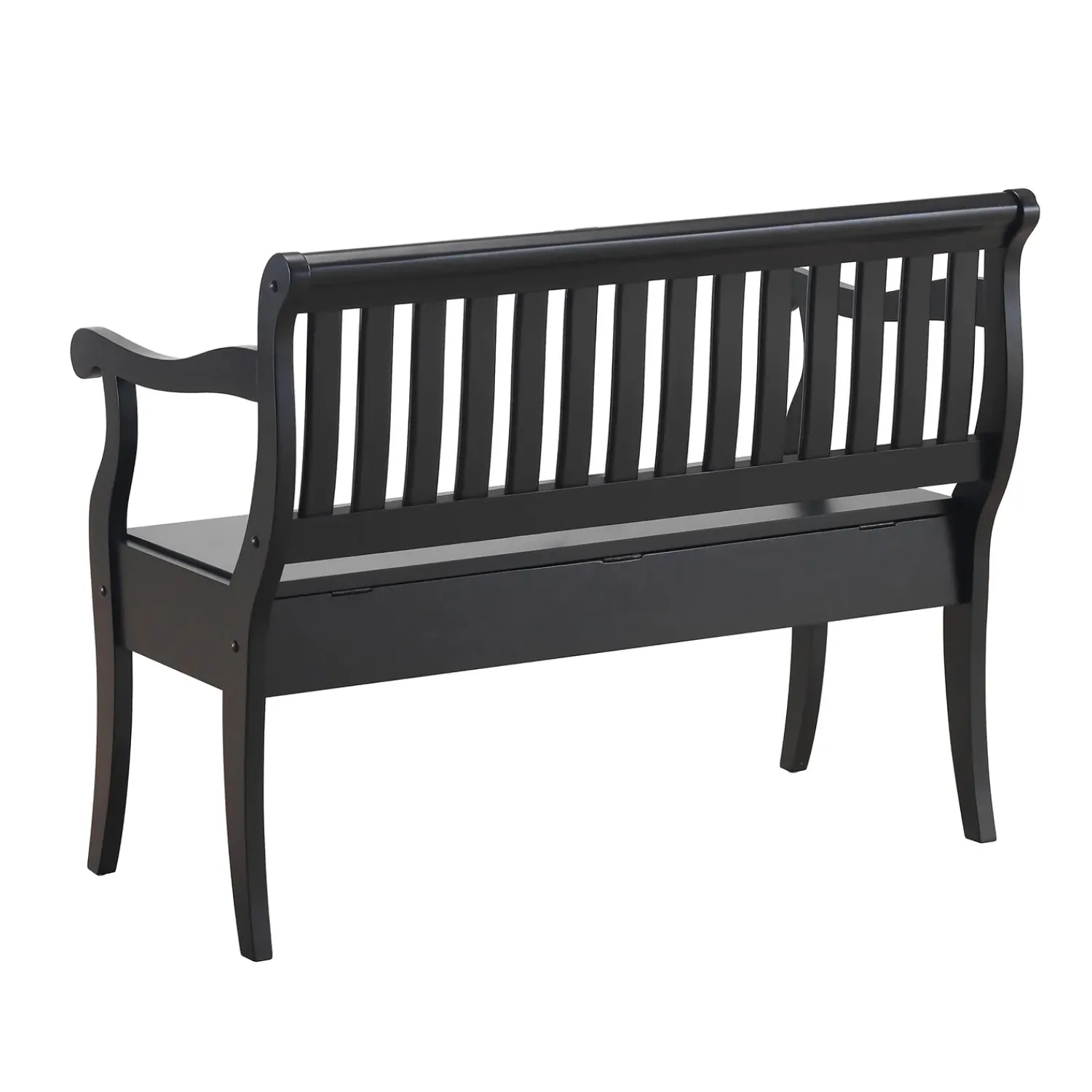 Plow & Hearth Indoor Benches|Chests & Storage Cabinets>Handcrafted Slat-Back Storage Bench
