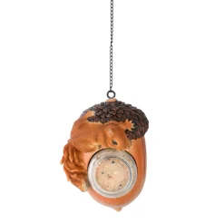Plow & Hearth Bird Feeders>Hanging Acorn Peanut Butter Bird Feeder with 2 Jars of Peanut Butter