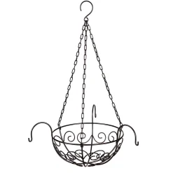 Plow & Hearth Bird Feeders>Hanging Hummingbird Feeder Station/Planter