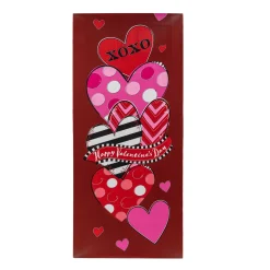 Plow & Hearth Bunting & Banners>Happy Valentine's Day Sweethearts Elastic Door Cover