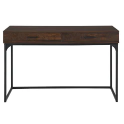 Plow & Hearth Desks & Console Tables>Harrison 2-Drawer Desk Elm