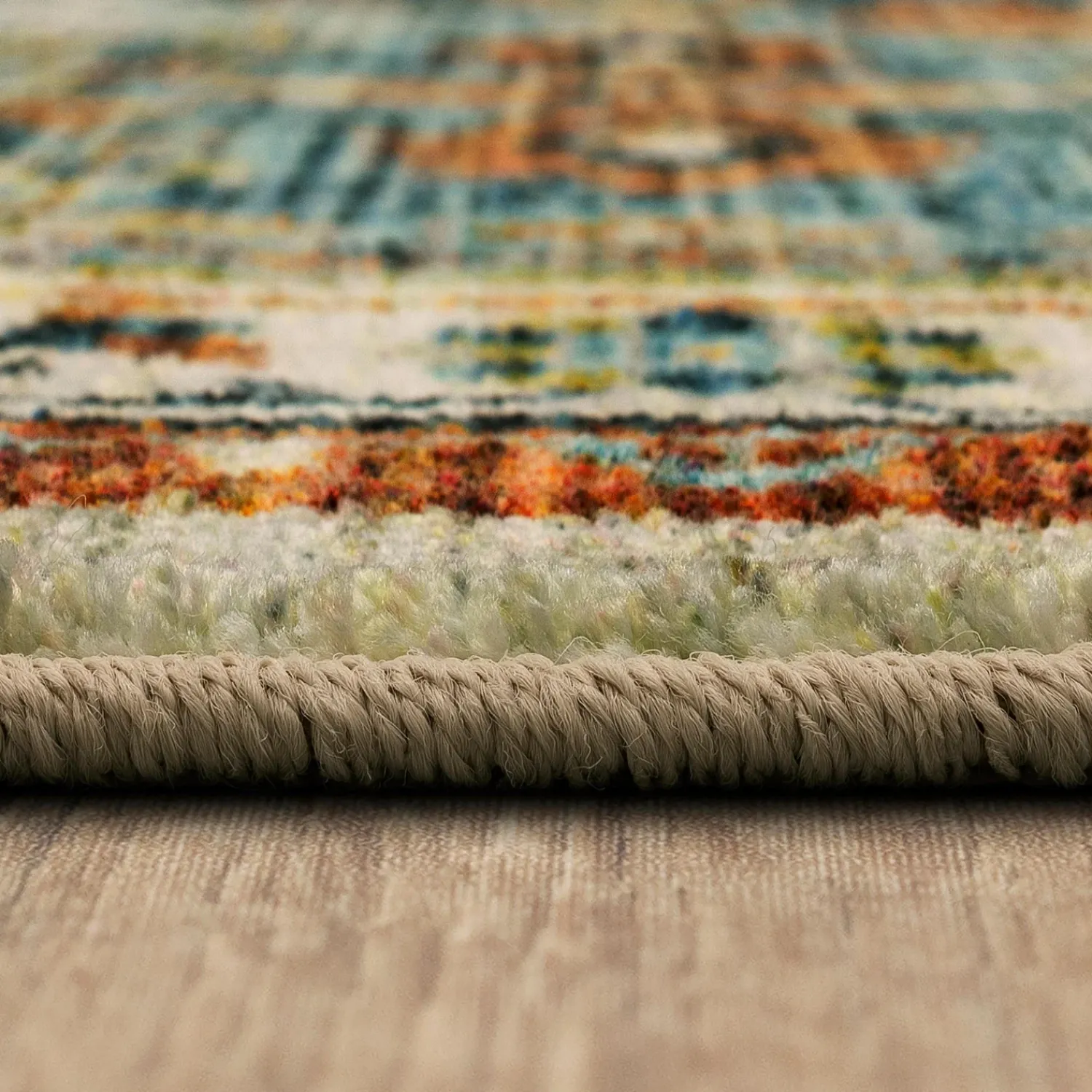 Plow & Hearth Area Rugs>Hazel Mountain SmartStrand Rug, 5' x 8' Multi