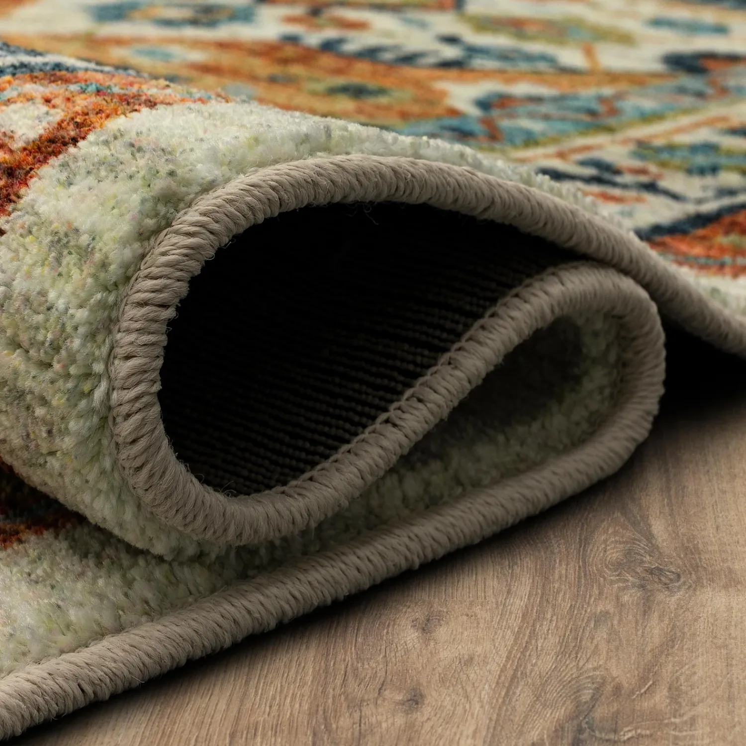 Plow & Hearth Area Rugs>Hazel Mountain SmartStrand Rug, 5' x 8' Multi