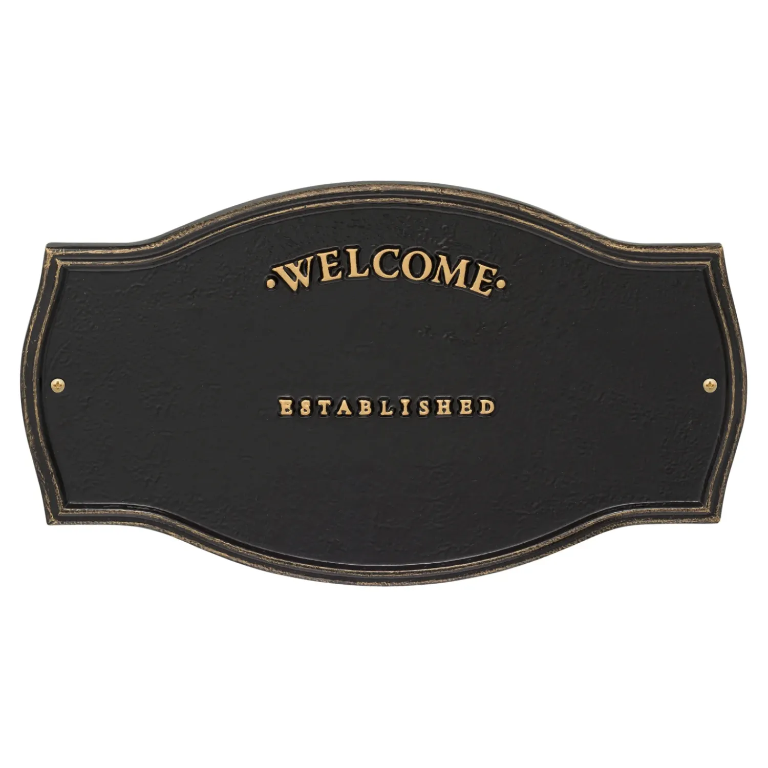 Plow & Hearth Address Signs & Wall Plaques>Heirloom Personalized Welcome Wall Plaque