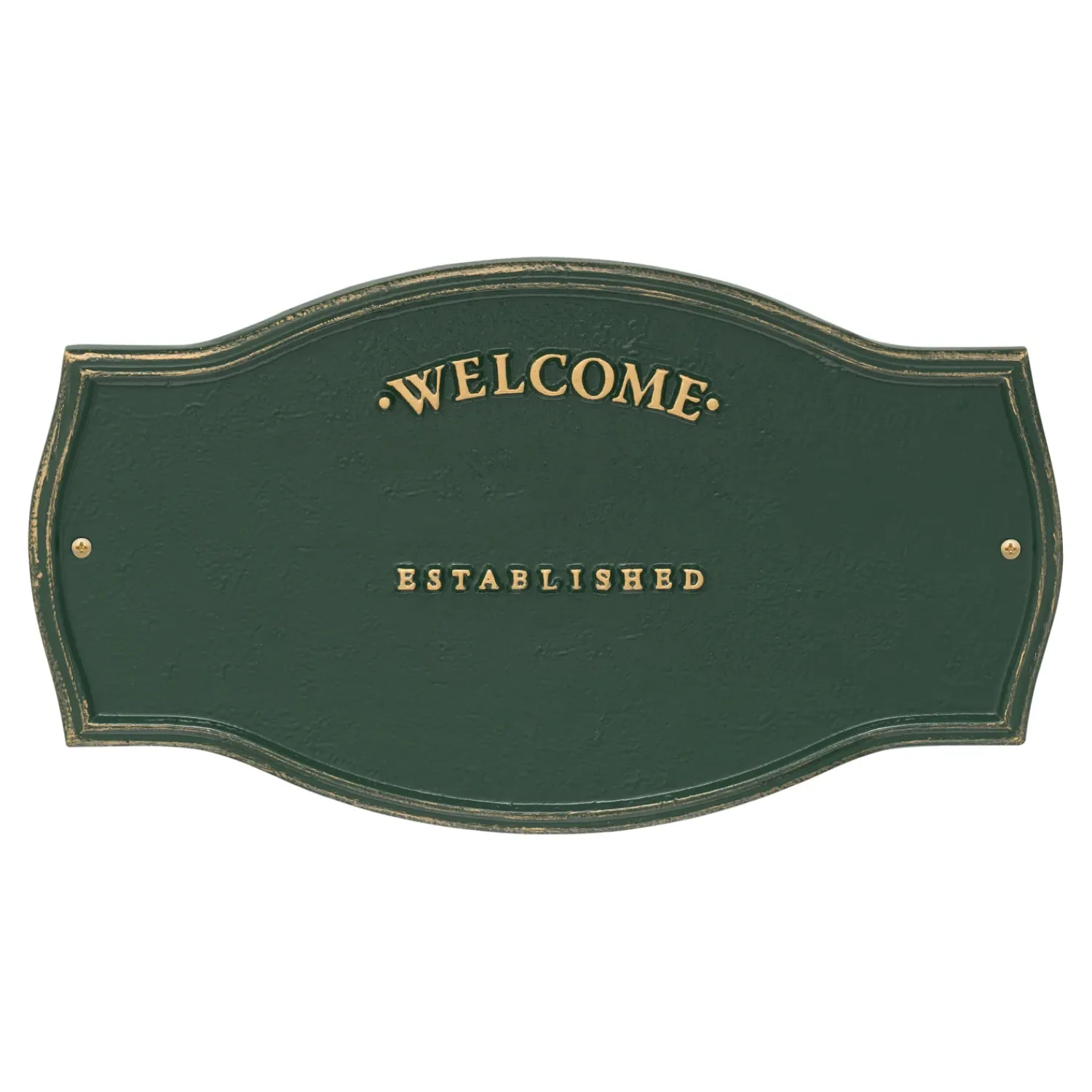 Plow & Hearth Address Signs & Wall Plaques>Heirloom Personalized Welcome Wall Plaque