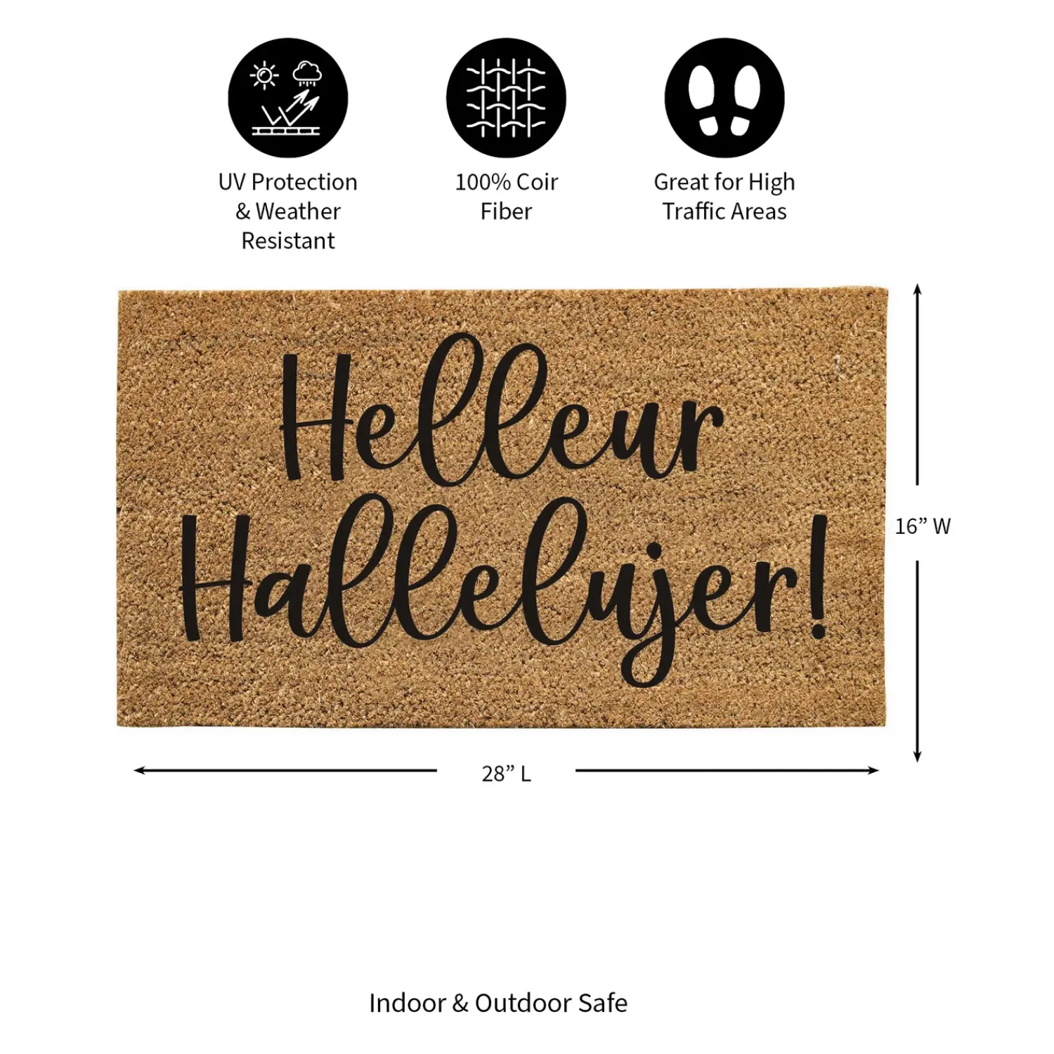 Plow & Hearth Coir Mats>Helleur Coir Mat