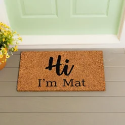 Plow & Hearth Coir Mats>Hi I'm Mat Coir Mat
