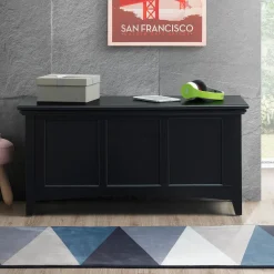 Plow & Hearth Indoor Benches|Chests & Storage Cabinets>Hinged Paneled Storage Chest/Console
