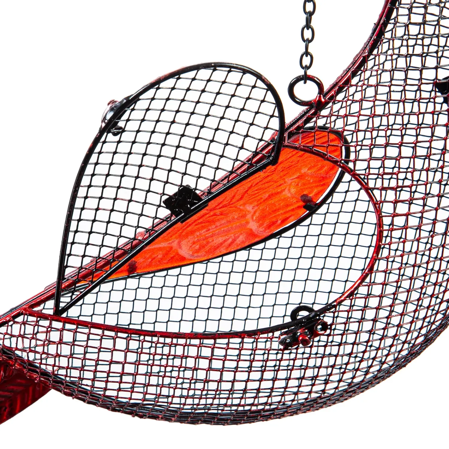 Plow & Hearth Bird Feeders>Holiday Poinsettia Bird Feeder, Cardinal