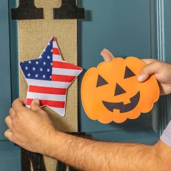 Plow & Hearth Fabric Door Hangers>HOME Interchangeable Icon Door Banner