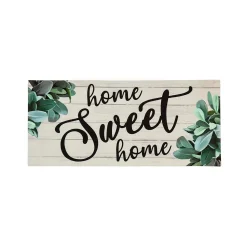 Plow & Hearth Interchangeable Mats>Home Sweet Home Eucalyptus Sassafras Switch Mat