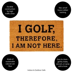Plow & Hearth Coir Mats>I Golf Coir Mat