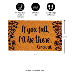 Plow & Hearth Coir Mats>If You Fall Coir Mat