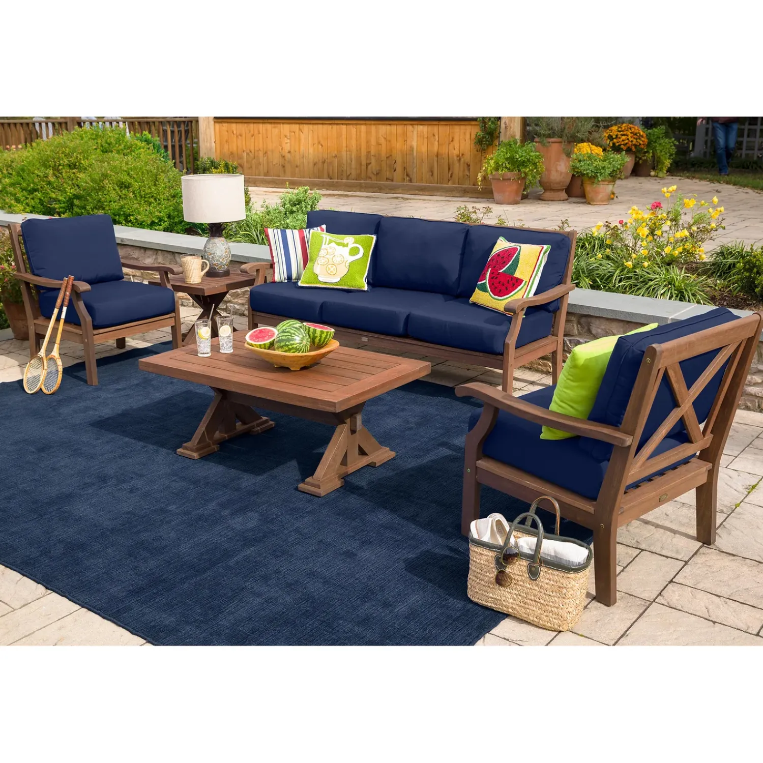 Plow & Hearth Area Rugs>Indoor/Outdoor Amelia Island Rug, 9' x 12'