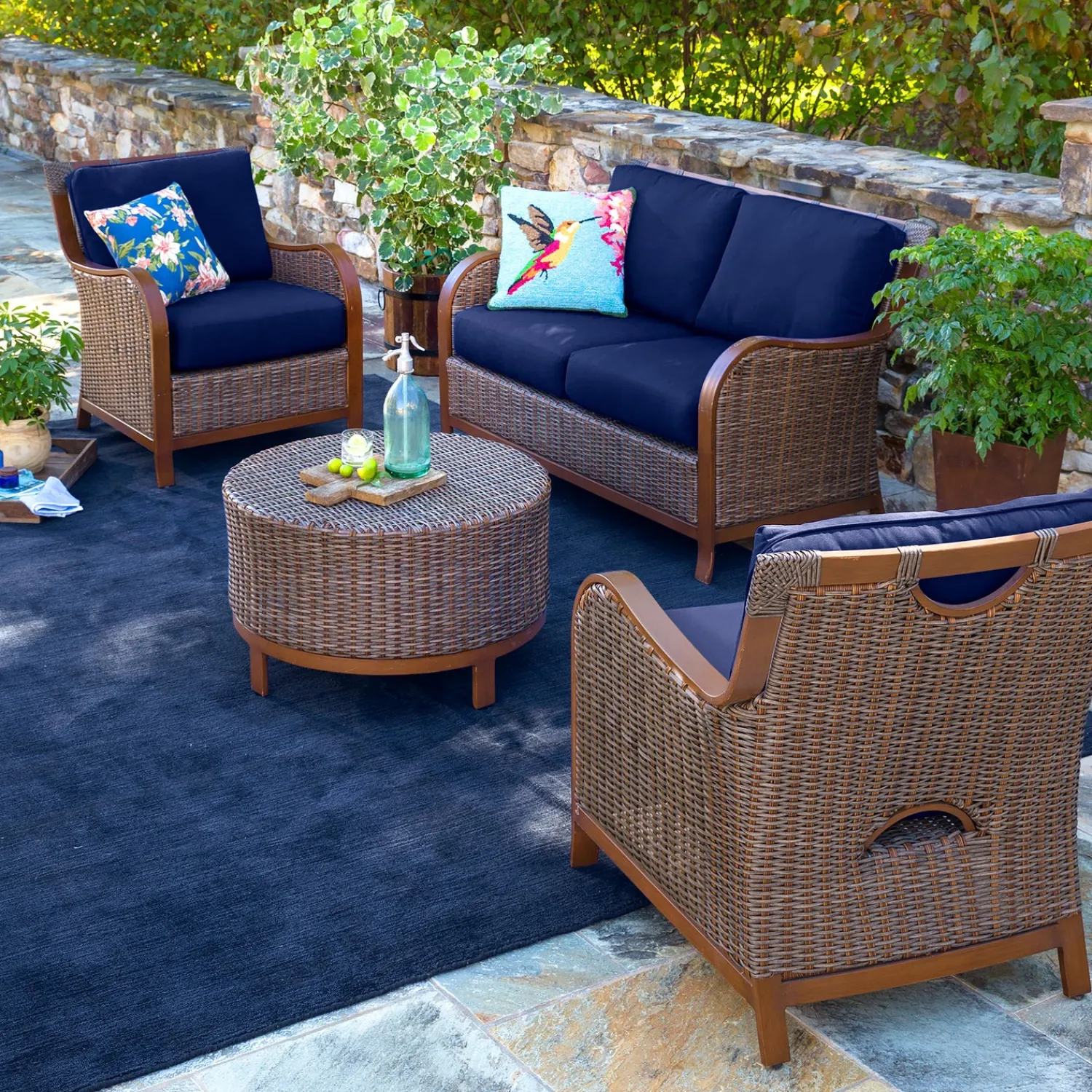 Plow & Hearth Area Rugs>Indoor/Outdoor Amelia Island Rug, 9' x 12'