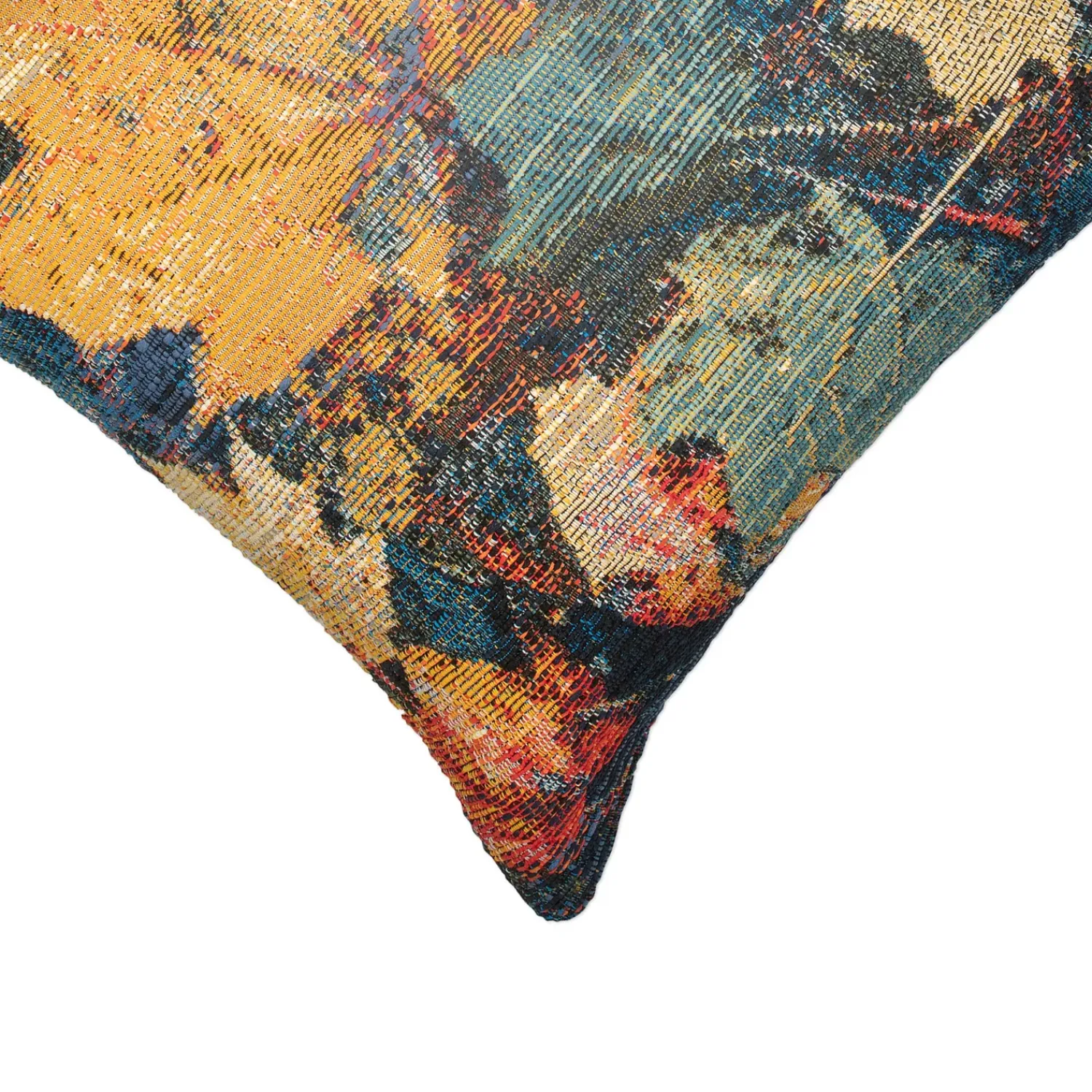 Plow & Hearth Outdoor Throw Pillows|Decorative Pillows>Indoor/Outdoor Autumn Leaves Polypropylene Throw Pillow