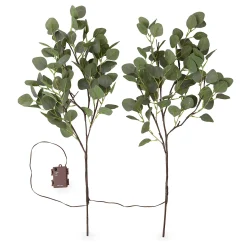 Plow & Hearth Faux Flowers & Plants|Lighted Trees & Garlands><noscript><img width=