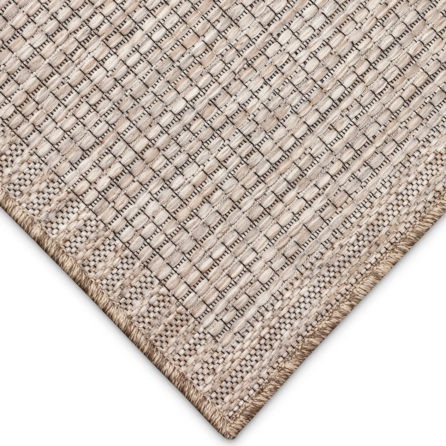 Plow & Hearth Area Rugs>Indoor/Outdoor Beachcomber Texture Rug, 5'3" x 7'3" Natural