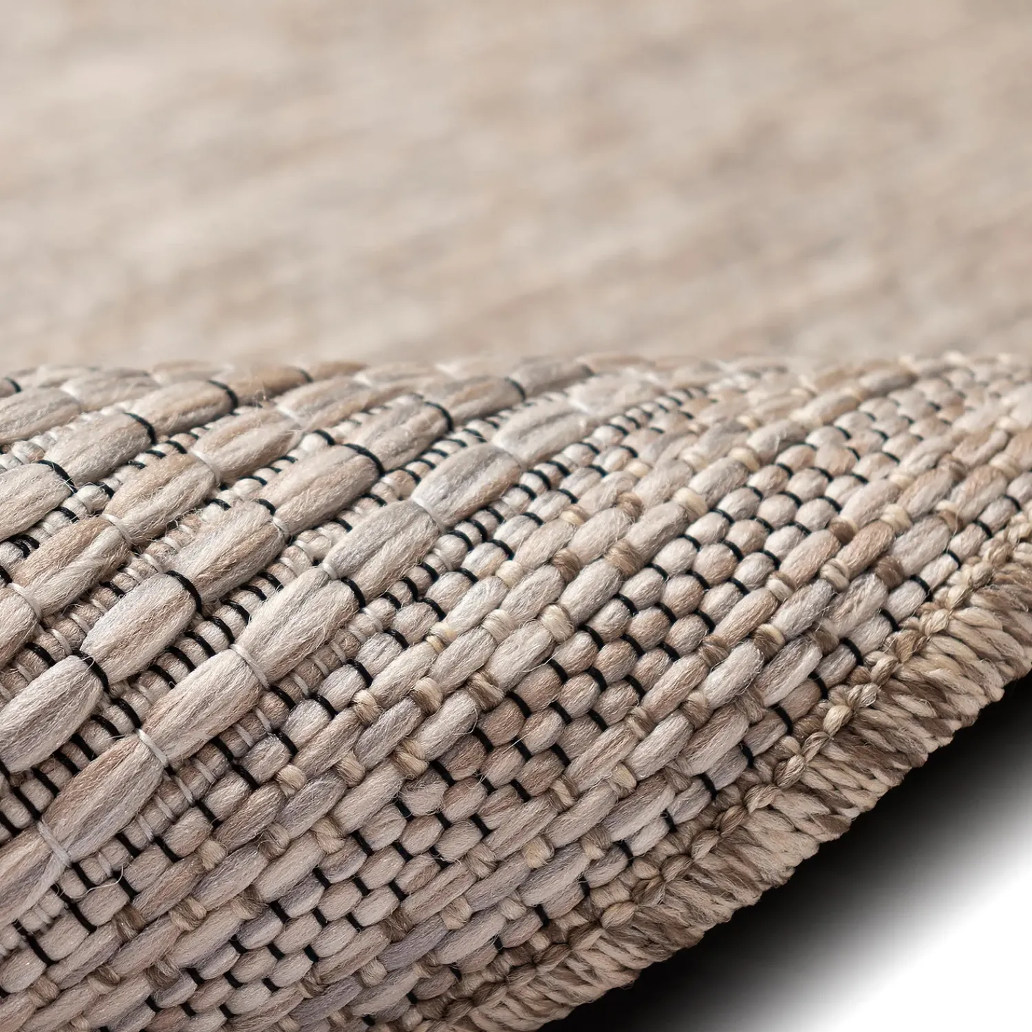 Plow & Hearth Area Rugs>Indoor/Outdoor Beachcomber Texture Rug, 7'10" x 9'10" Natural