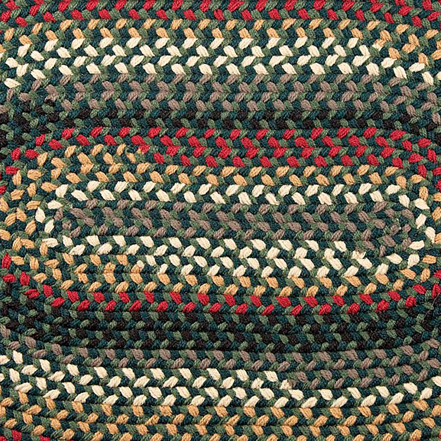 Plow & Hearth Area Rugs>Indoor/Outdoor Braided Polypro Roanoke Rug, 4' x 6'
