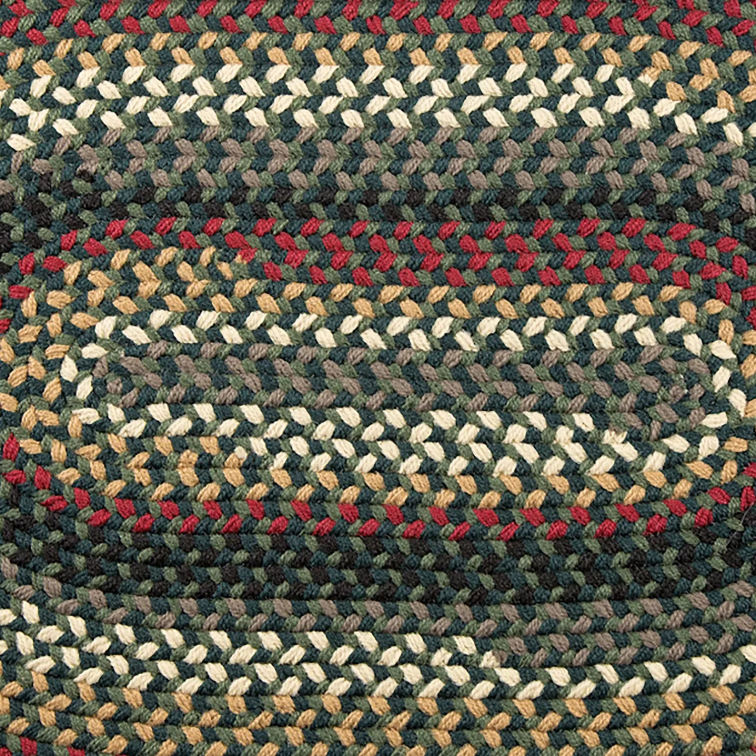 Plow & Hearth Area Rugs>Indoor/Outdoor Braided Polypro Roanoke Rug, 5' x 8'