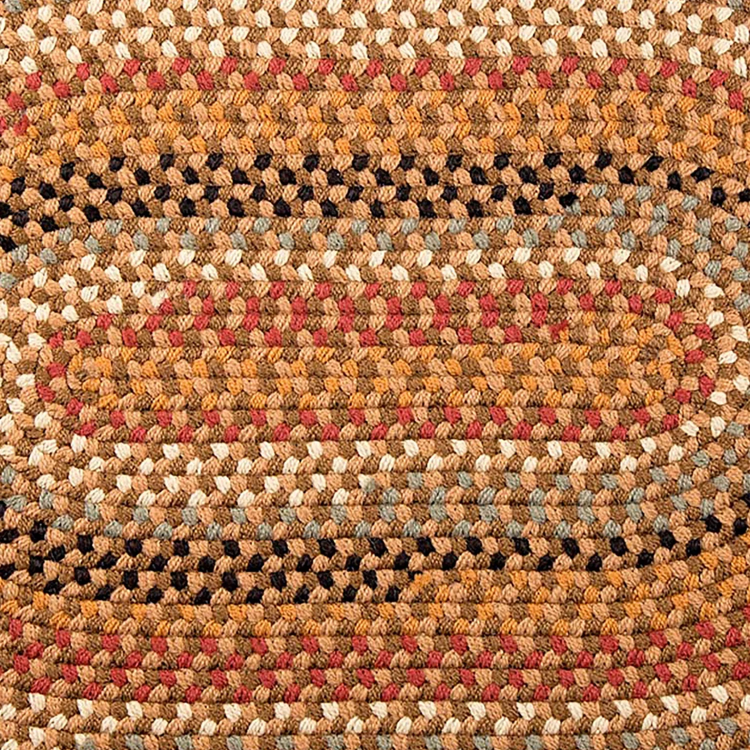 Plow & Hearth Area Rugs>Indoor/Outdoor Braided Polypro Roanoke Rug, 8' dia. Round
