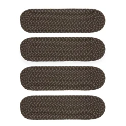 Plow & Hearth Stair Treads|Braided Rugs>Indoor/Outdoor Braided Polypro Roanoke Stair Treads, Set of 4