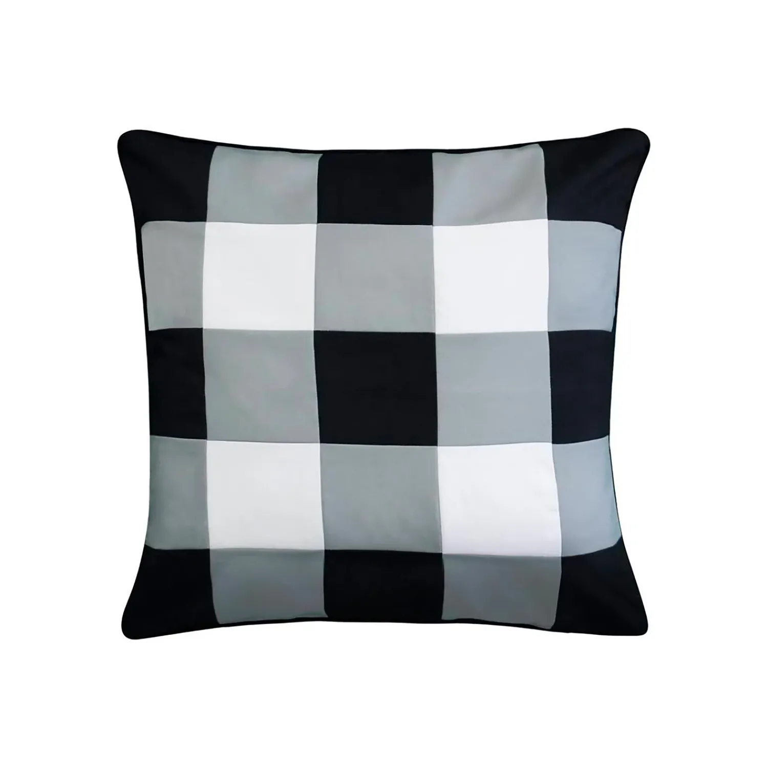 Plow & Hearth Outdoor Throw Pillows|Decorative Pillows>Indoor/Outdoor Bright Buffalo Plaid Throw Pillow