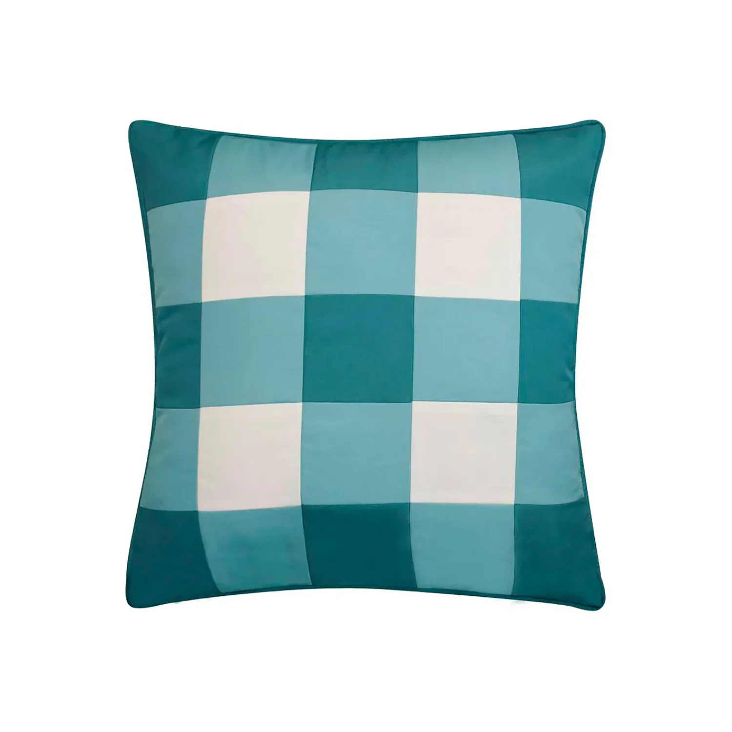 Plow & Hearth Outdoor Throw Pillows|Decorative Pillows>Indoor/Outdoor Bright Buffalo Plaid Throw Pillow