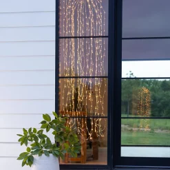 Plow & Hearth String Lights|Lighted Trees & Garlands>Indoor/Outdoor Cascade Lights, Large